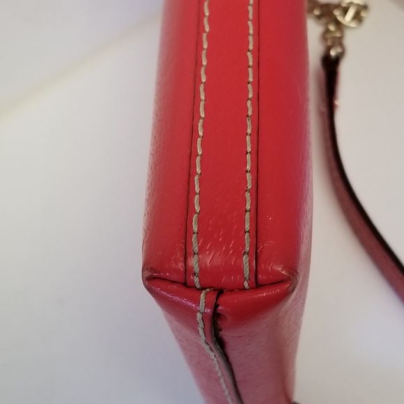 Kate Spade Byrd Wellesley RARE Garnet Red Bag - Picture 8 of 8